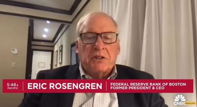 (상보) 전 연준 로젠그린 "CPI, 그렇게 뜨겁지 않아...연준 6월 첫 금리인하"