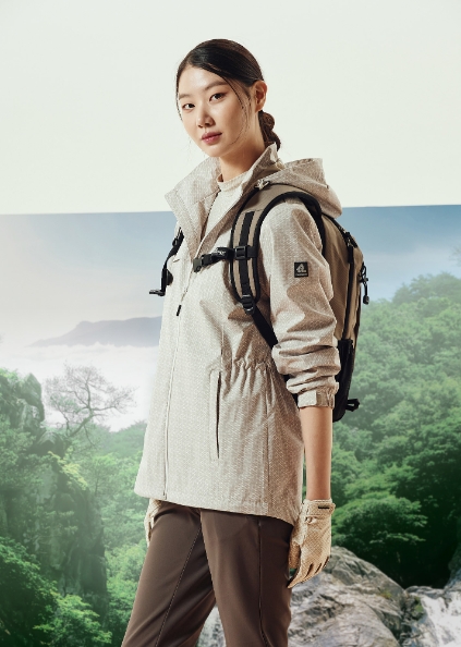 콘트라 허니컴 프린트 우먼 재킷