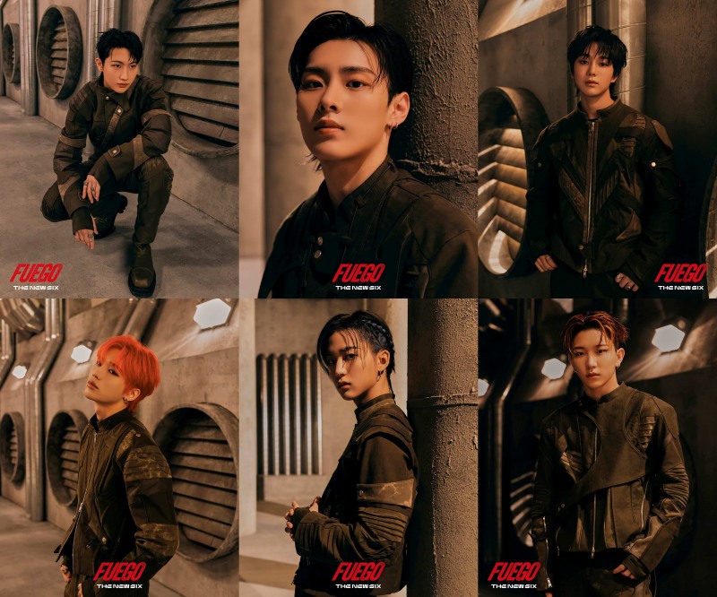 더뉴식스, ‘FUEGO’ 두 번째 콘셉트 포토 오픈…‘와일드+시크 아우라 발산’