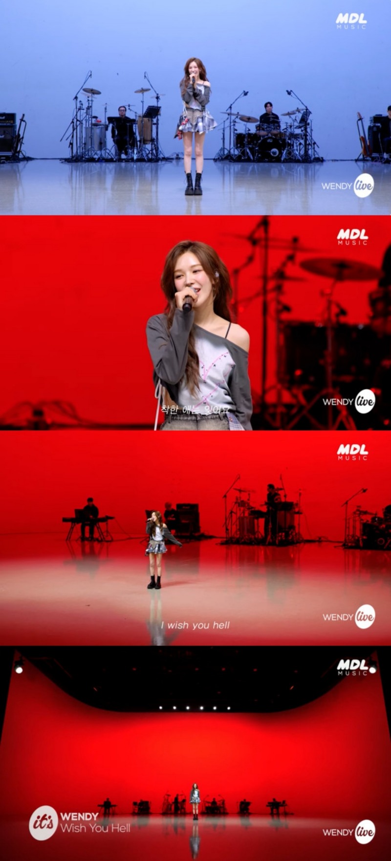 레드벨벳 웬디, 유튜브 ‘잇츠 라이브’ 출연…‘청아한 음색+폭발적인 성량’ 귀호강 무대 선사