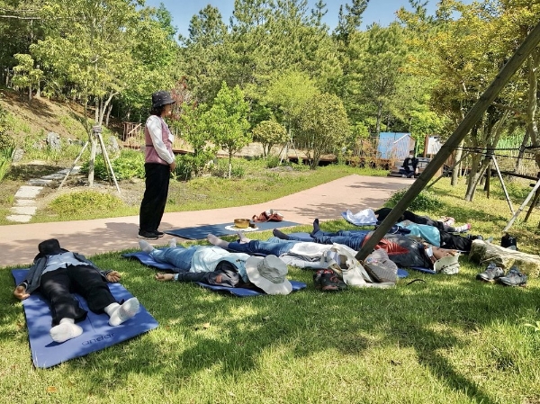 산림치유프로그램 운영 / 사진=무안군 제공