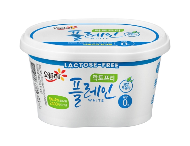 빙그레, ‘요플레 플레인 화이트 락토프리' 신제품 출시