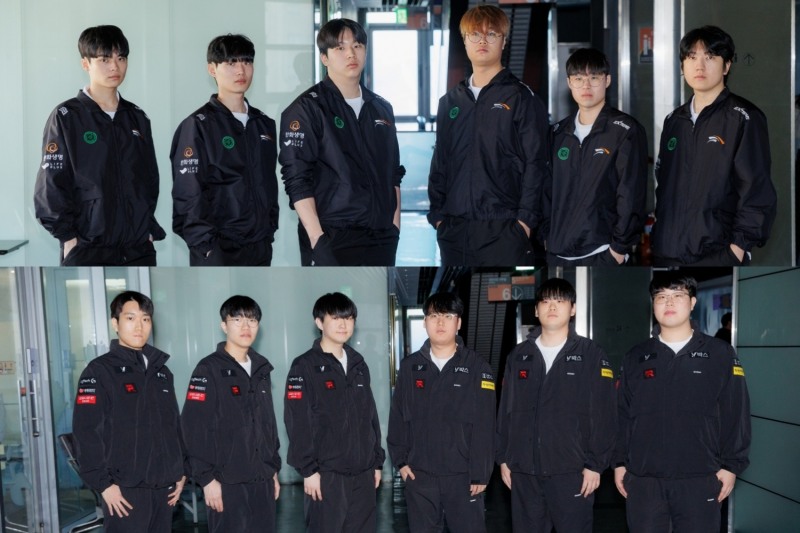 한화생명(위)과 kt 롤스터(사진=KeSPA 제공).