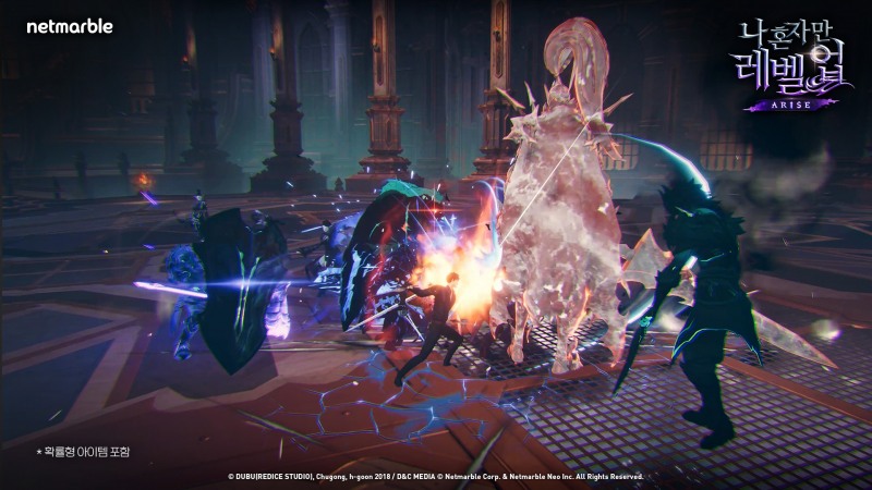 넷마블 신작 '나 혼자만 레벨업:어라이즈' 전투 장면(제공=넷마블).