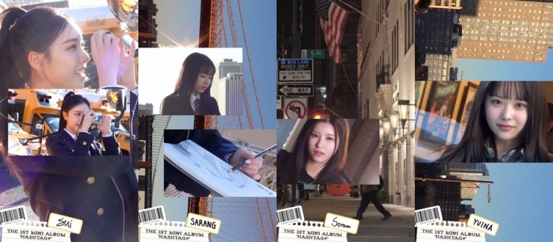 캔디샵, 미니 1집 인디비주얼 필름 공개…‘아날로그 감성+이국적 분위기’