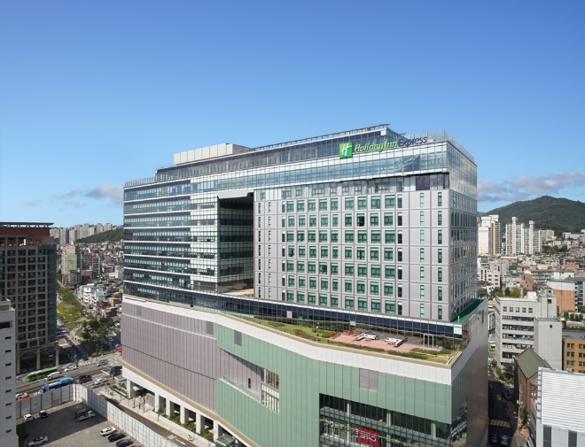 홀리데이 인 익스프레스 서울홍대 전경 / 사진=제주항공 제공