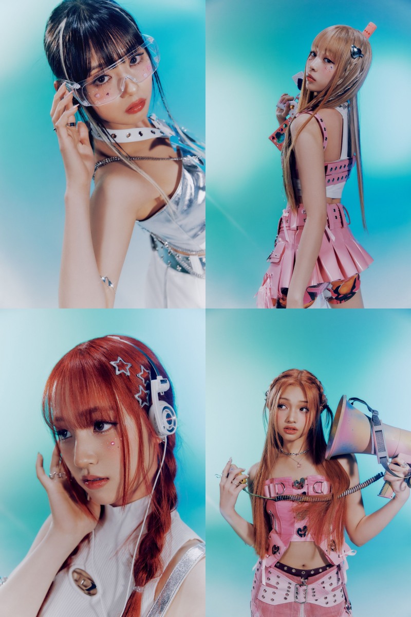 유니스, 진현주X나나X젤리당카X,방윤하 데뷔 앨범 두 번째 스토리 버전 콘셉트 포토 공개…‘당당+세련’