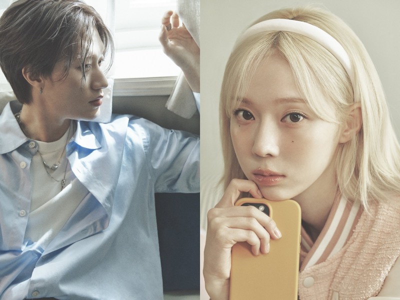 방예담X윈터, 듀엣곡 'Officially Cool' 첫 번째 콘셉트 포토 공개…봄 패션 화보 방불케 하는 비주얼+분위기