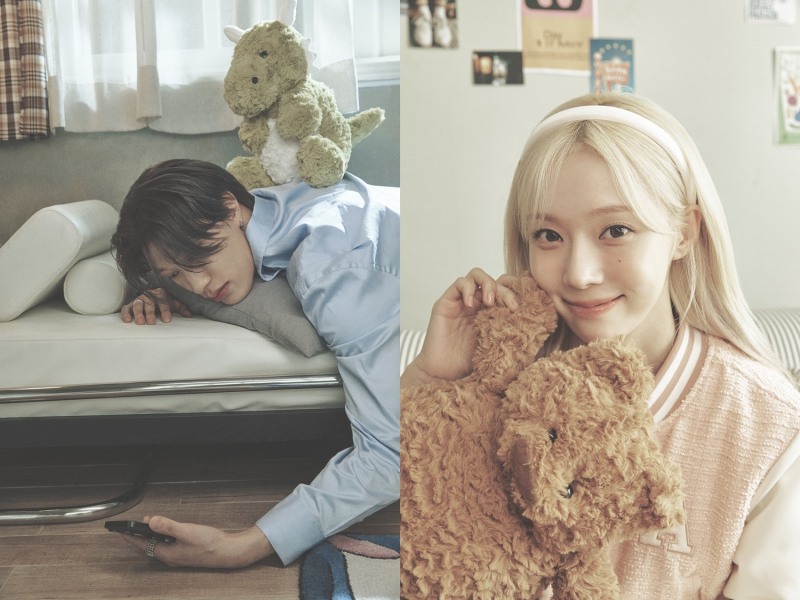 방예담X윈터, 듀엣곡 'Officially Cool' 첫 번째 콘셉트 포토 공개…봄 패션 화보 방불케 하는 비주얼+분위기