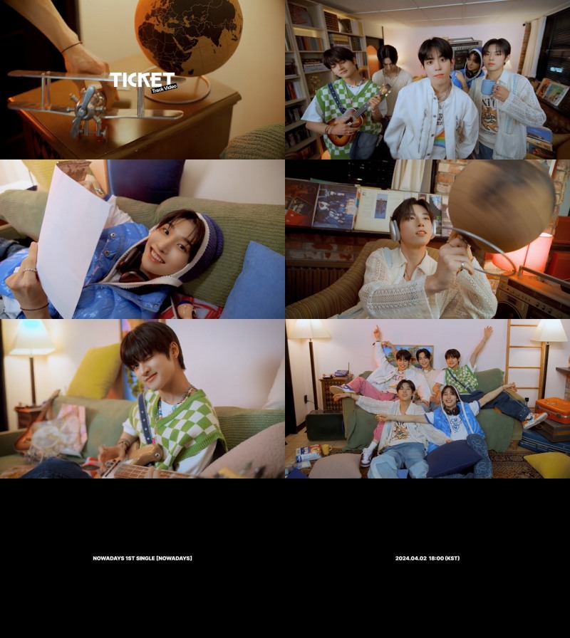 나우어데이즈, 청량美 꽉 채운 ‘TICKET’ 트랙 비디오 오픈…‘일상 스며들 데이즈팝’