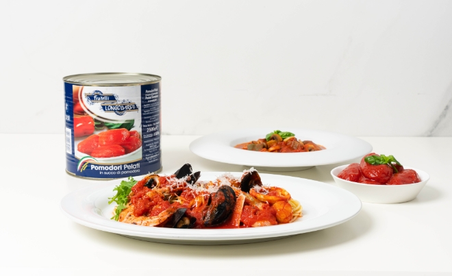 프라텔리 롱고바디 상품 및 메뉴 / 사진=CJ프레시웨이 제공