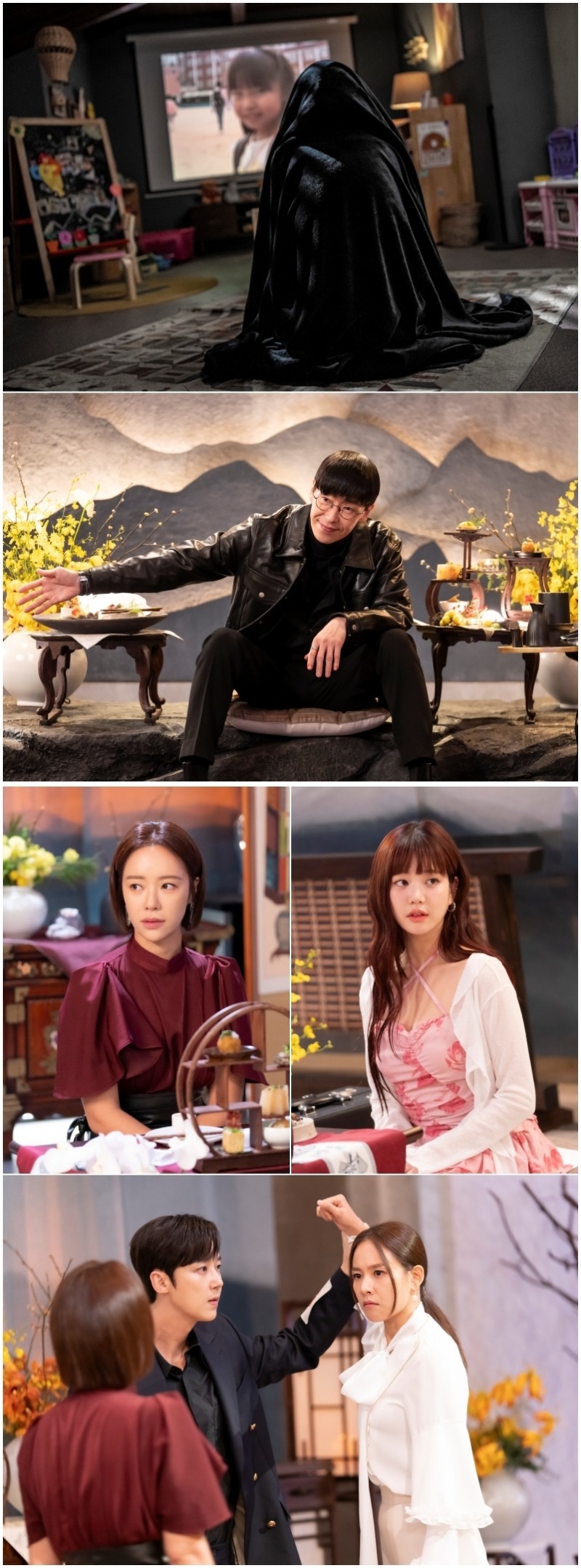 ‘7인의 부활’ 악의 콤비 엄기준X황정음 향한 조윤희 분노 폭발 ‘무슨 일?’