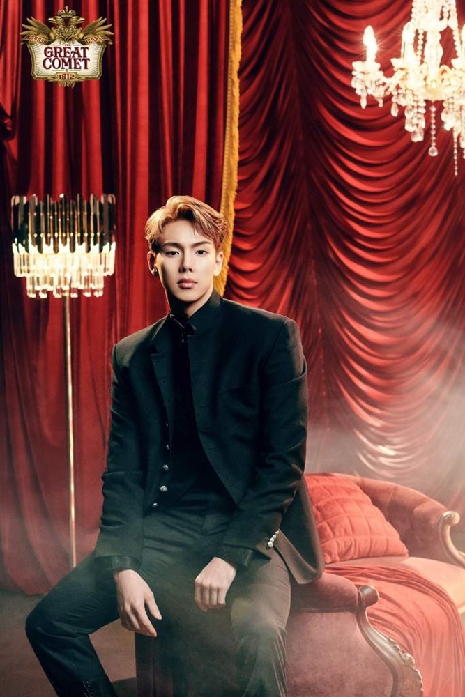셔누, '그레이트 코멧' 첫 공연 성료…뮤지컬 배우 데뷔 성공적