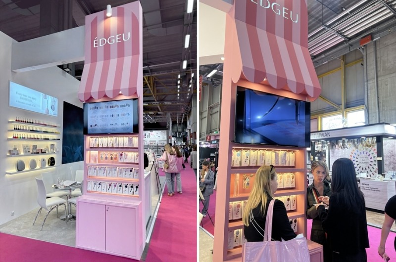 프리미엄 반경화젤 브랜드 엣지유, ‘2024 이태리 볼로냐 국제미용박람회’ 성료