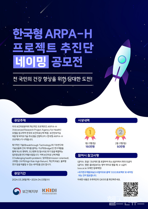 한국형ARPA-H프로젝트추진단,네이밍공모전