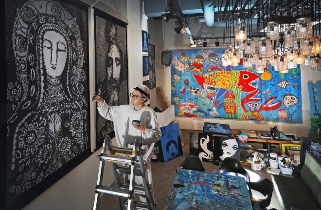 사진=청담동 구구 아뜨리에 작업광경