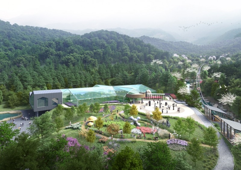 전시 온실 투시도 / 사진=완도군 제공