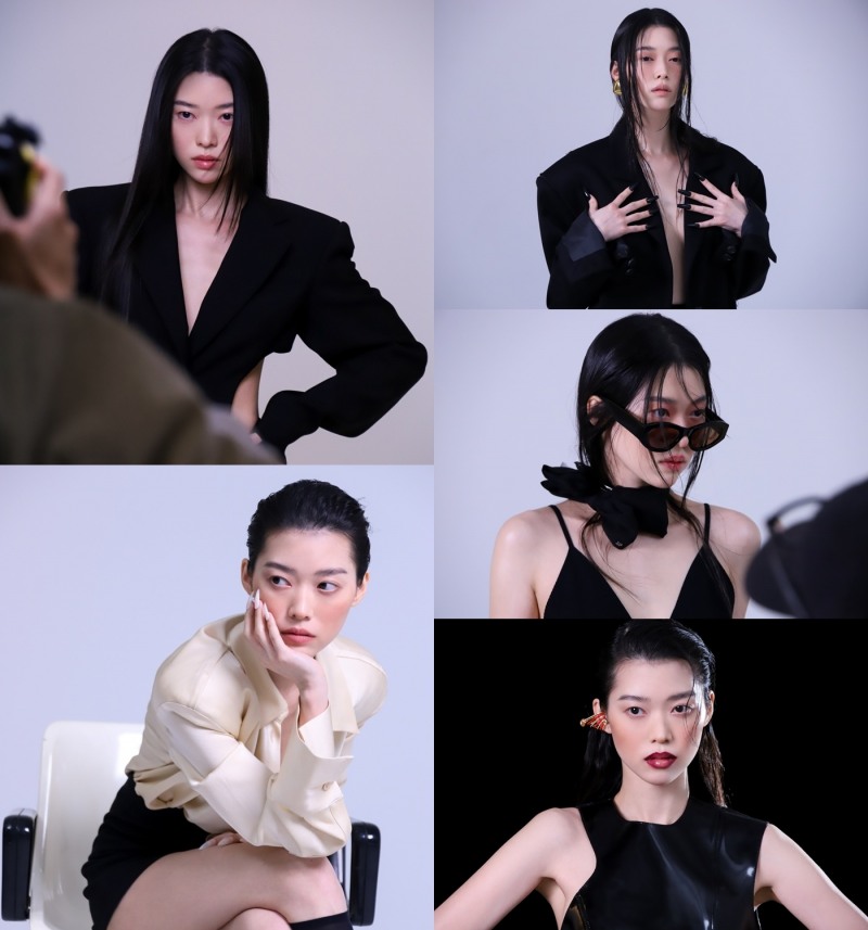 정이서, 새로운 매력 담은 컨셉츄얼한 화보 촬영 비하인드 컷 공개