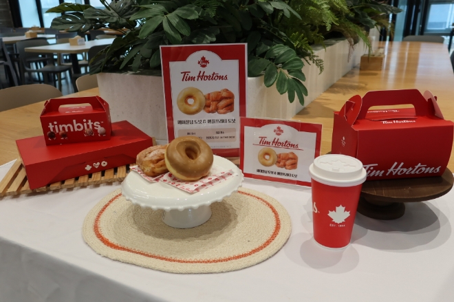 팀홀튼 이벤트 증정 메뉴 / 사진=아워홈 제공