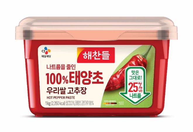 CJ제일제당, ‘웰니스 장류’ 라인업 확대..나트륨 줄인 '100% 태양초 우리쌀 고추장' 출시