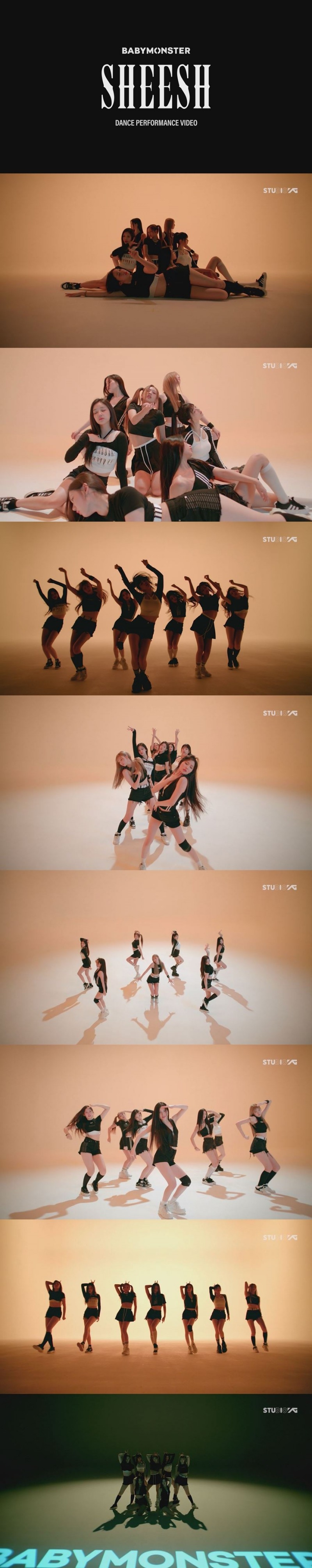 베이비몬스터, 'SHEESH' 댄스 퍼포먼스 최초 공개…7일 ‘인기가요’로 음악방송 첫 신고식