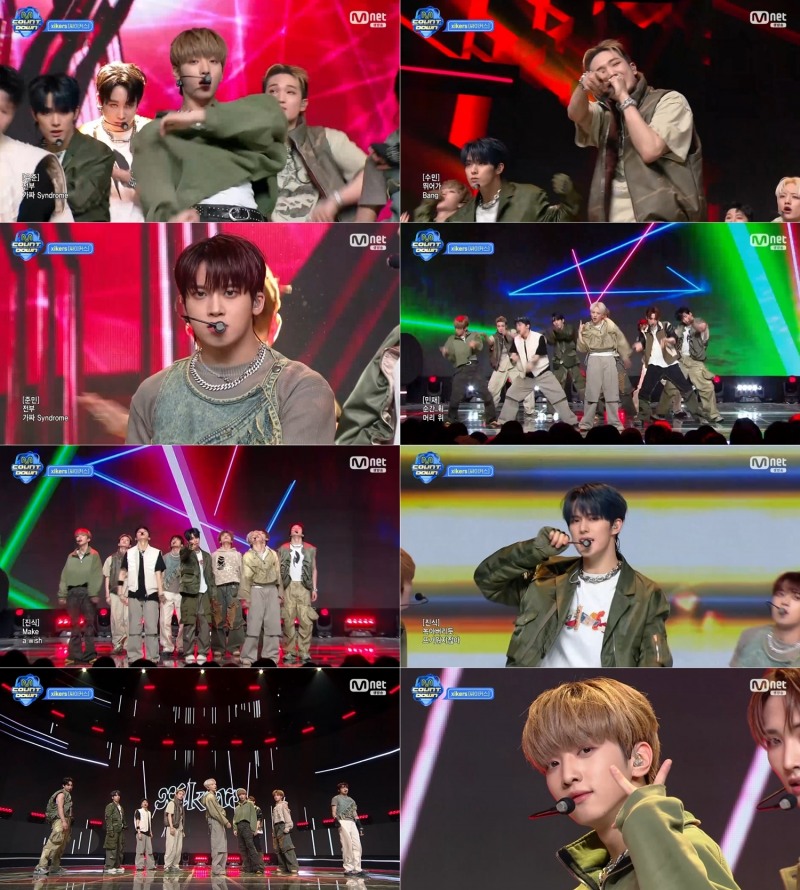 ‘엠카운트다운’ 싸이커스, 미니 3집 후속곡 ‘레드 선’ 활동 돌입…‘감각적 래핑+강렬 아우라’