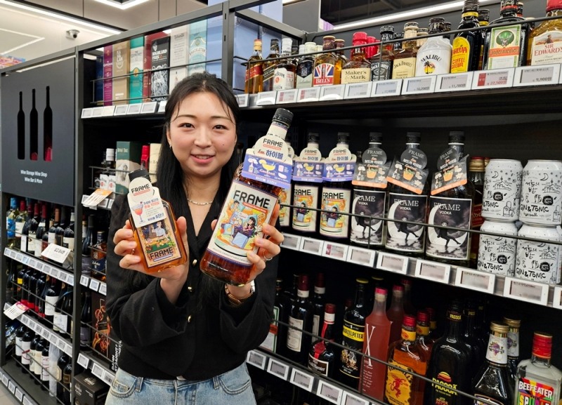 CU, 양주 브랜드 ‘FRAME’ 론칭.. 편의점 주류 시장 입지 확대
