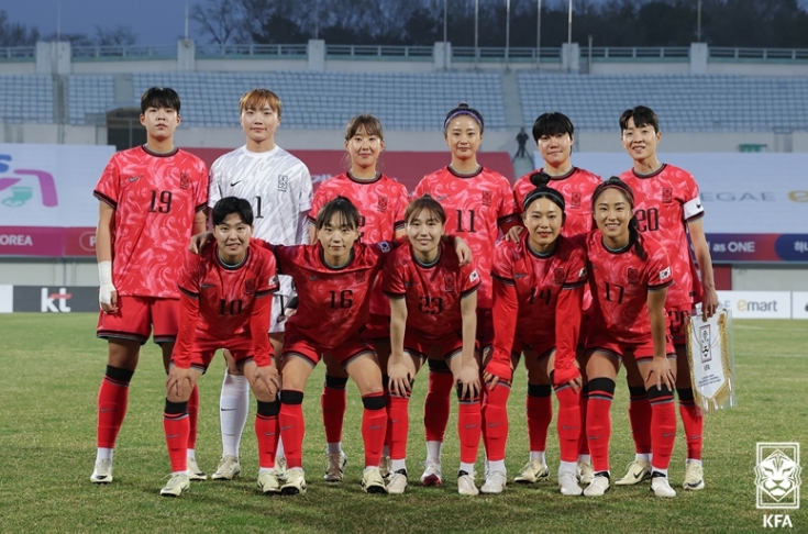 ‘역대 최단시간 골’ 여자축구대표팀, 필리핀에 2-1 승