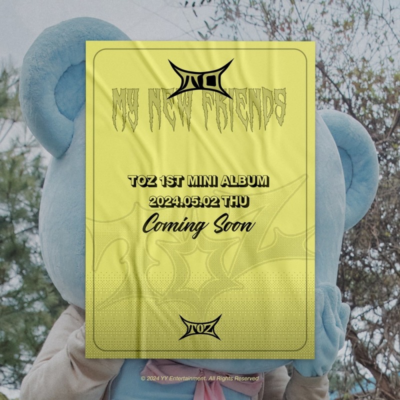 TOZ(티오지), 내달 2일 韓 정식 데뷔…첫 미니앨범 'TO my new friends' 발매