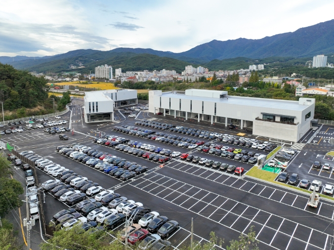 사진=경남 양산 하북면 소재 현대 인증 중고차 상품화센터