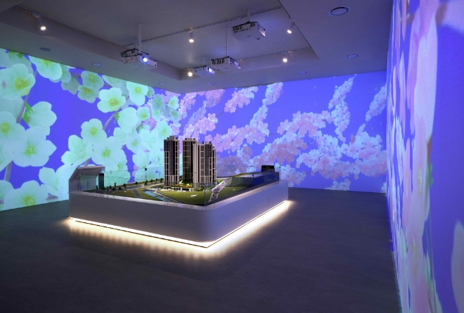 e편한세상 금정 메종카운티 주택전시관 모형존 / 사진=DL이앤씨 제공