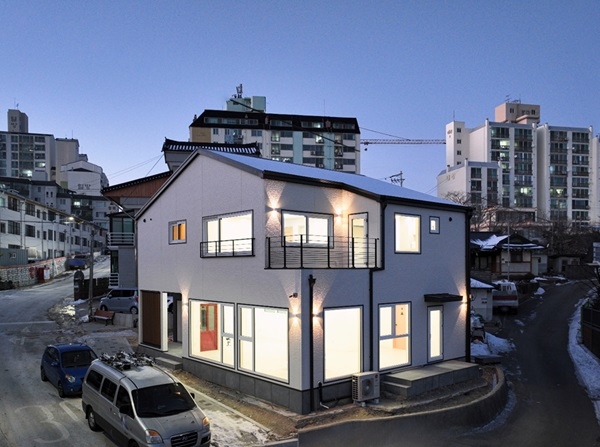 더원하우징이 설계 및 시공한 강원도 양양군 상가주택