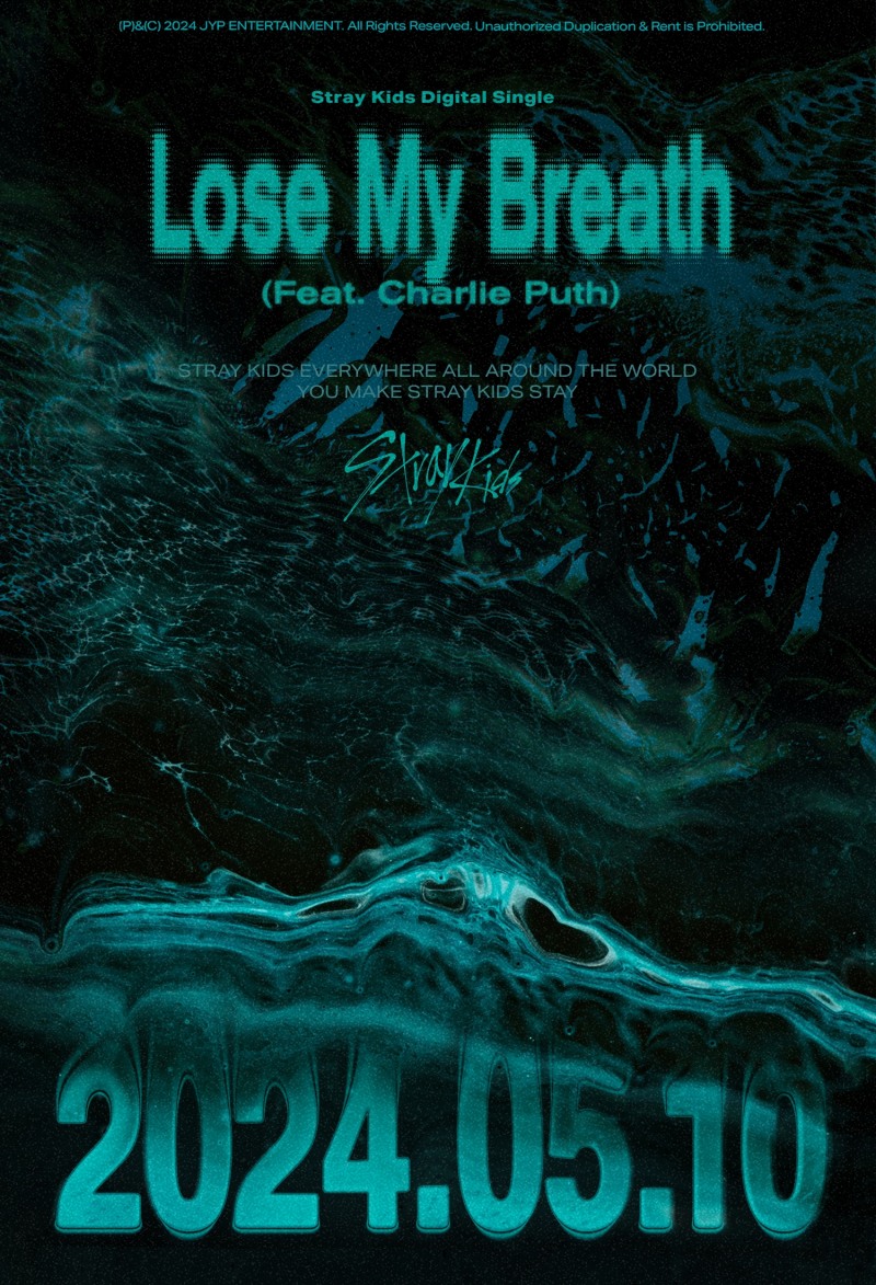 스트레이 키즈X찰리 푸스, 글로벌 팝스타 역대급 컬래버…내달 10일 디지털 싱글 'Lose My Breath' 발매