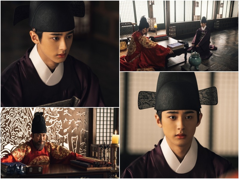 ‘세자가 사라졌다’ 김민규, 절체절명 선택의 기로에 선 긴장감 고조 대면 현장