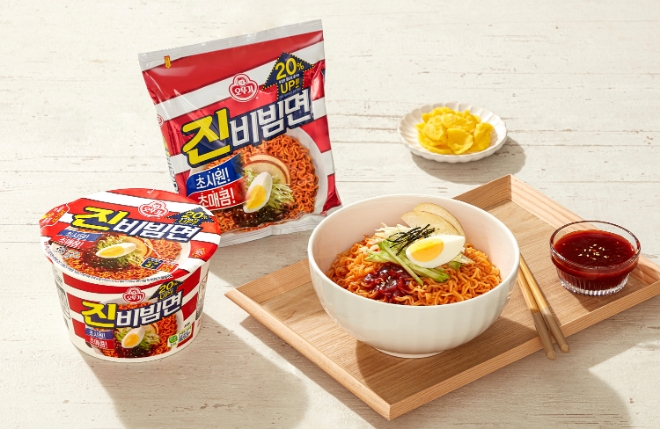 오뚜기, 진비빔면 ‘용기면’ 출시.. 두 가지 방식 조리 가능
