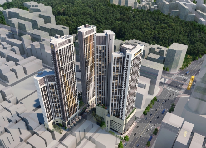 힐스테이트 황금역리저브 조감도 / 사진=현대건설 제공