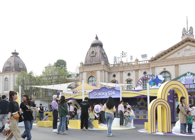 에버랜드에 마련된 '갤럭시 스튜디오 Photo' 전경