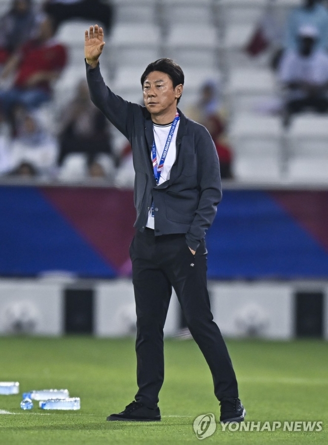 사진=인도네시아 U-23 대표팀을 지휘하는 신태용 감독