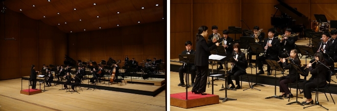 유베이스 유니티는 장애인 고용 확대를 통해 장애인 인식 개선에 앞장서고 있다고 22일 밝혔다. 사진은 지난 9일 국립극장 해오름 극장에서 진행된 서초한우리오케스트라 제3회 정기연주회의 모습. (사진 = 유베이스 제공)