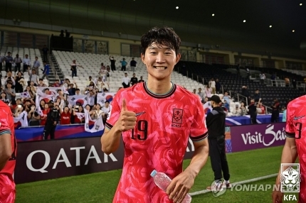 일본전서 결승 골을 넣은 김민우
