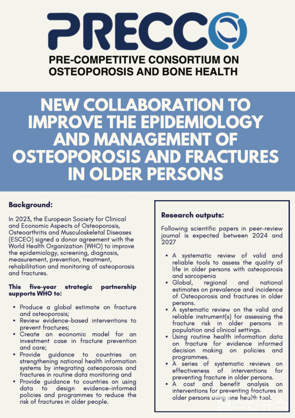 PRECCO설립사실을공표하는WHO홍보물(출처:WHO)