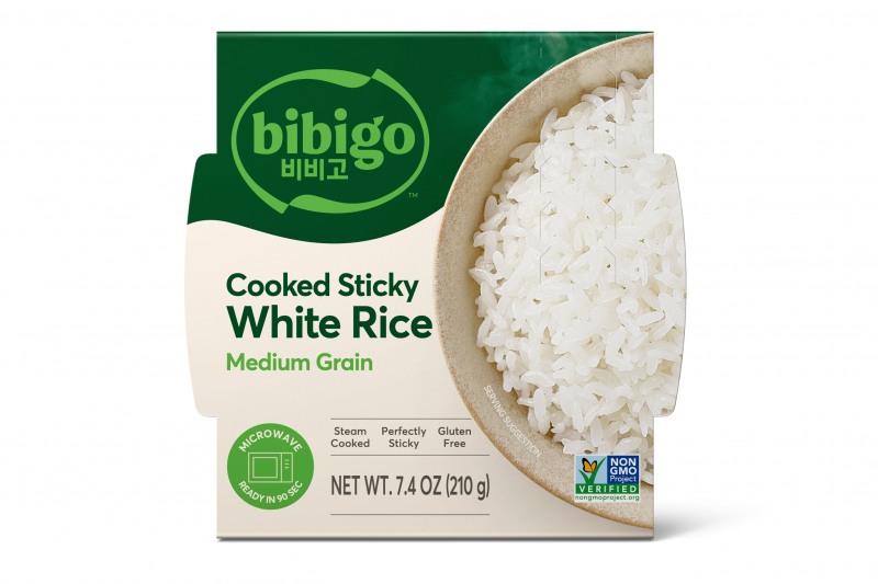 CJ제일제당이 북미에 수출하고 있는 bibigo Sticky Rice 제품 이미지 [CJ제일제당 제공] 