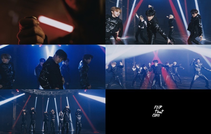 더킹덤, 타이틀곡 'Flip that Coin' 뮤직비디오 티저 1탄 오픈…퍼포먼스+사운드+조명 트리플 콤보