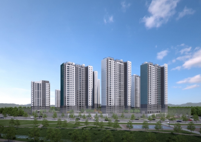 탕정 푸르지오 센터파크 주경 투시도 / 사진=대우건설 제공