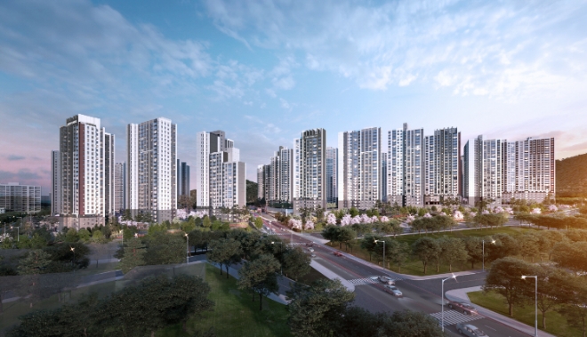 계양 롯데캐슬 파크시티 투시도 / 사진=롯데건설 제공