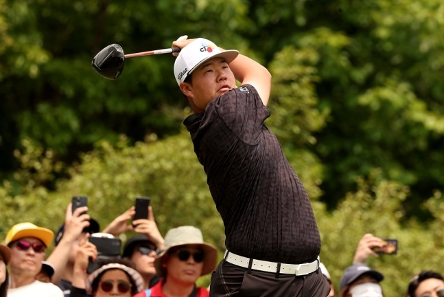 사진= 2023 KPGA 우리금융 챔피언십 임성재의 최종 라운드 경기 모습