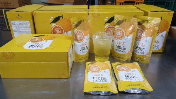 유자에이드 / 사진=고흥군 제공