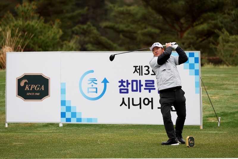 최호성의 플레이 모습 사진=KPGA
