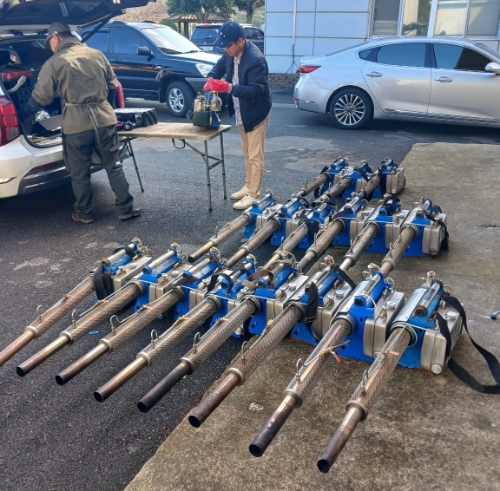 방역장비 일제점검 / 사진=진도군 제공