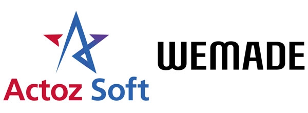 액토즈소프트, 위메이드 로고. 출처 : 각 사